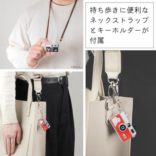 [Amazon.co.jp Exclusive] Kenko PIENI M BM Mini Toy Camera with Baymax Keychain, 1.22 Megapixels, 0.96-inch Monitor, MicroSD Card Storage, Photo/Video