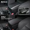 Leather Car Center Console Box Armrest Cover Protector For Mazda CX-5 2018-2024