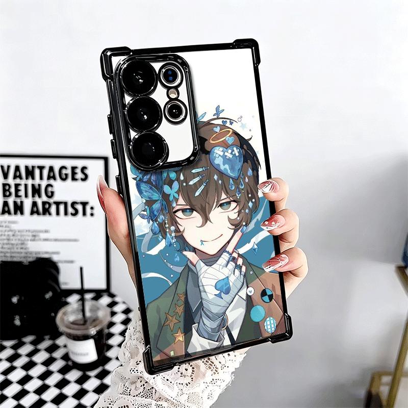 Cartoon Bungo Stray Dogs Soft Phone Case For Samsung Galaxy S26 Ultra S25 Edge S24 FE S23 Plus S22 S21 + S20 Plating Anti-Fall F