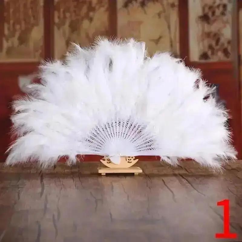 

Мягкий пушистый женский бурлеск свадебный костюм для рук карнавальный костюм танцевальный веер из перьев Abanicos De Mano веера для рук 1
