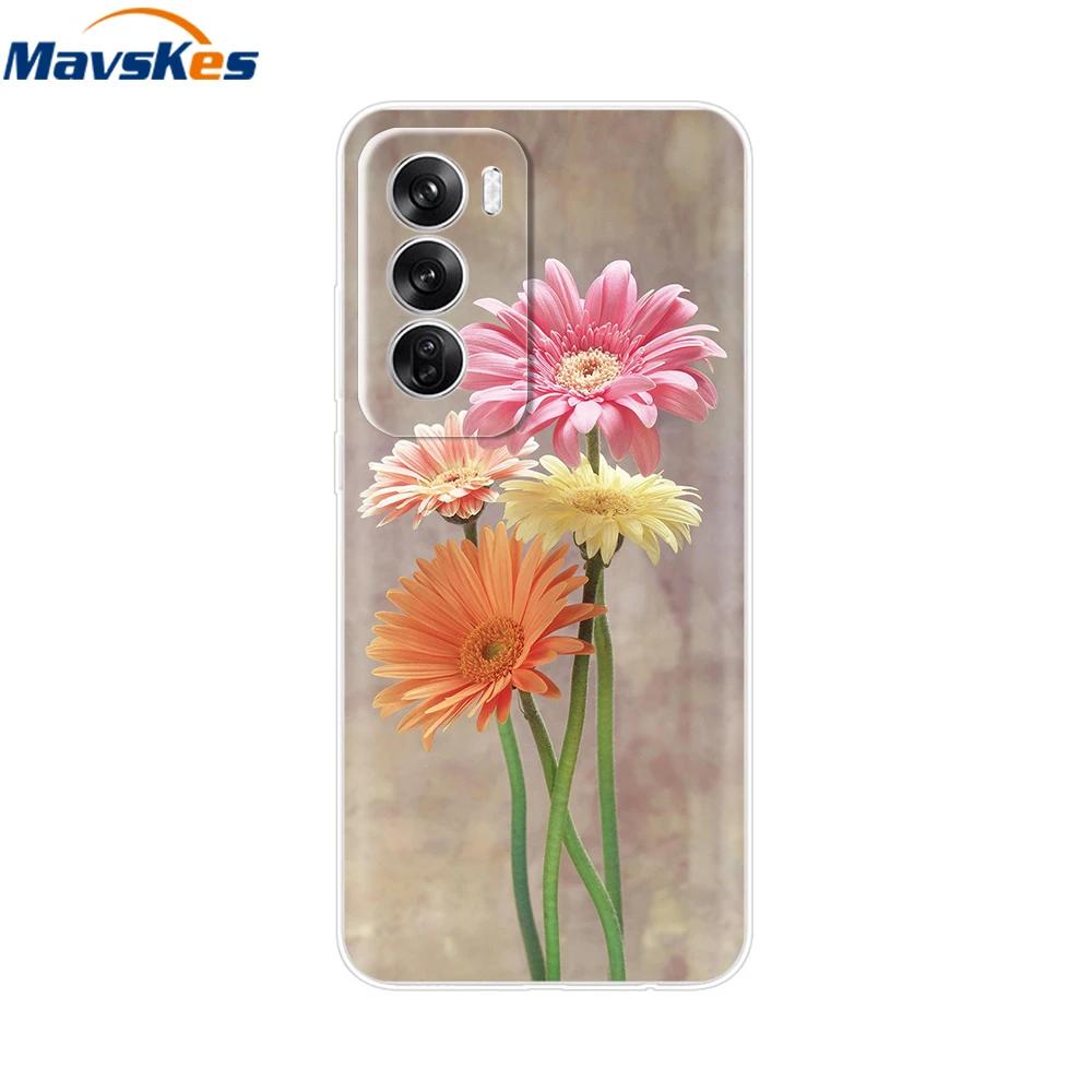 For OPPO Reno 12 5G Case Transparent Cover For OPPO Reno12 Pro 5G Reno12 Luxury Marble Soft Silicone TPU Phone Cases Funda Capas