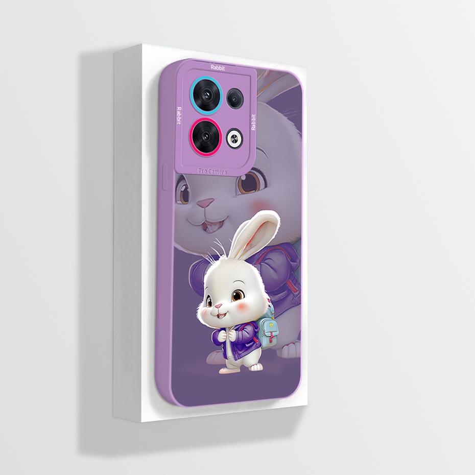 For Oppo Reno8 Phone Case CPH2359 Aesthetic Cartoon Astronaut Soft Liquid Silicone Funda For Oppo Reno 8 Pro Plus 5G Back Cover