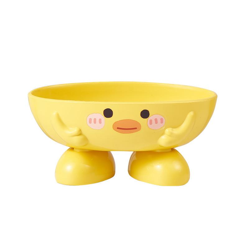

Soap container Washbasin with Standing Water Duck Shaped High-end Bathroom accessories Draining Must-have for Families жёлтый
