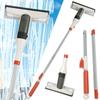 Haushalts-Glasreiniger Fensterreiniger Tragbarer Wischer Doppelseitiger Glaswischer Schnelle Wasseraufnahme Starke Schmutzentfernung