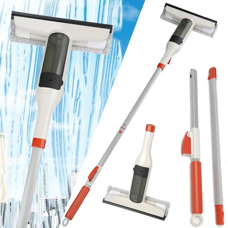 Haushalts-Glasreiniger Fensterreiniger Tragbarer Wischer Doppelseitiger Glaswischer Schnelle Wasseraufnahme Starke Schmutzentfernung