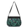 Women's Nylon Crossbody Bag Floral Leopard Print Shoulder Bag Lightweight Casual Messenger Bag for Daily Travel