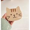 Ok Maji Japanese Cute Cat Cartoon Silicone Water Cup Anti-scalding Heat Insulation Cushion Girl Heart Cushion Dining Table Cushion