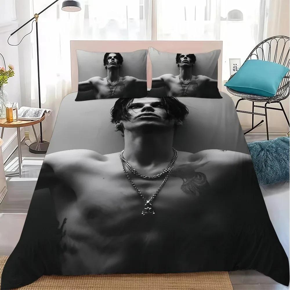 Hot Singer Y-Yungblud Duvet Cover Pillowcase Bedding Set 2/3pcs Set Single Twin King Size Gift for Teenage Adult Boy Gril