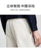 Jacquard Texture: Summer Lightweight Breathable Casual Pants for Men and Youth, Solid Color Commuting Versatile Straight Leg Men's Pants