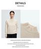 Women's Cashmere Soft Knit Half-High Neck Sweater - Fluffy Solid Color Base Layer for Autumn/Winter