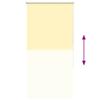 Blackout Roller Blind Yellow 85 x 150 cm Fabric Width 80.7 cm Polyester