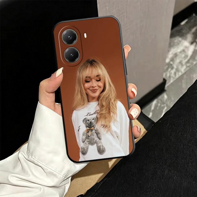 CR66 S-Sabrina C-Carpenter Soft Phone Case for Xiaomi Poco X5 X6 X7 X8 Pro Max X3 F7 F8 Ultra M8 M7 M6 M5 Redmi 15 15C 14C 13C 1