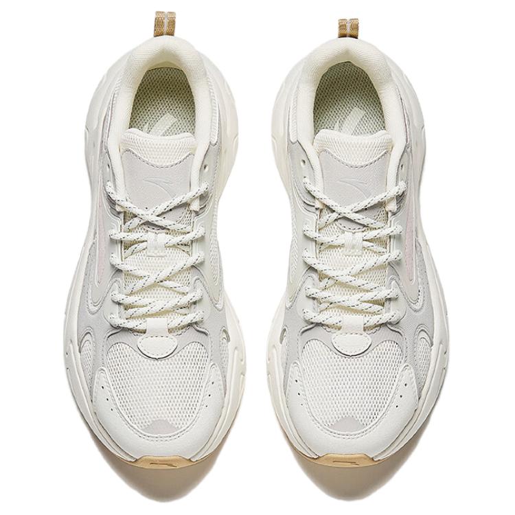 Anta Pulse Comfortable Versatile Fashion Trend Non-Slip Wear-Resistant Breathable Low-Top Casual Shoes Women Casual Shoes White Gray Pink 122528856-1