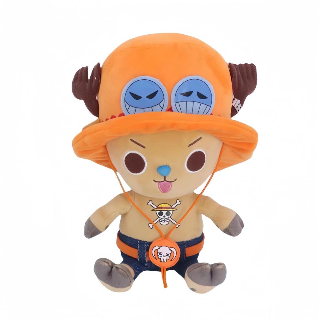Genuine One Piece Luffy, Chopper, Zoro Plush Figures (20-30cm) - Anime Cartoon Dolls, Perfect Gifts