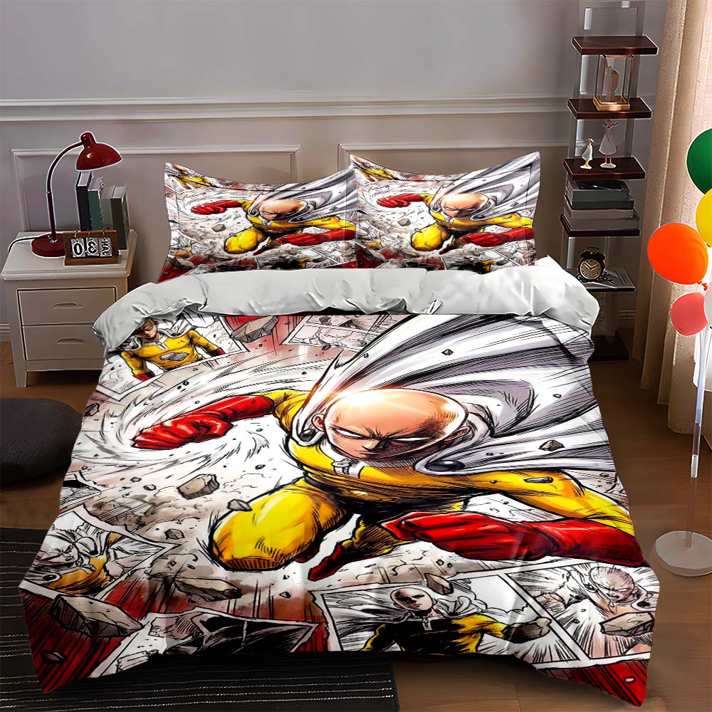 

Heroic action illustration Bedding Duvet cover sets Duvet covers Pillowcases gifts (1 * Duvet Cover 2 * Pillowcases, without duvet insert) 135x200cm