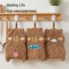 Cute Cartoon Hand Towel for Kids - Absorbent & Thick Hanging Towel for Kitchen or Bathroom