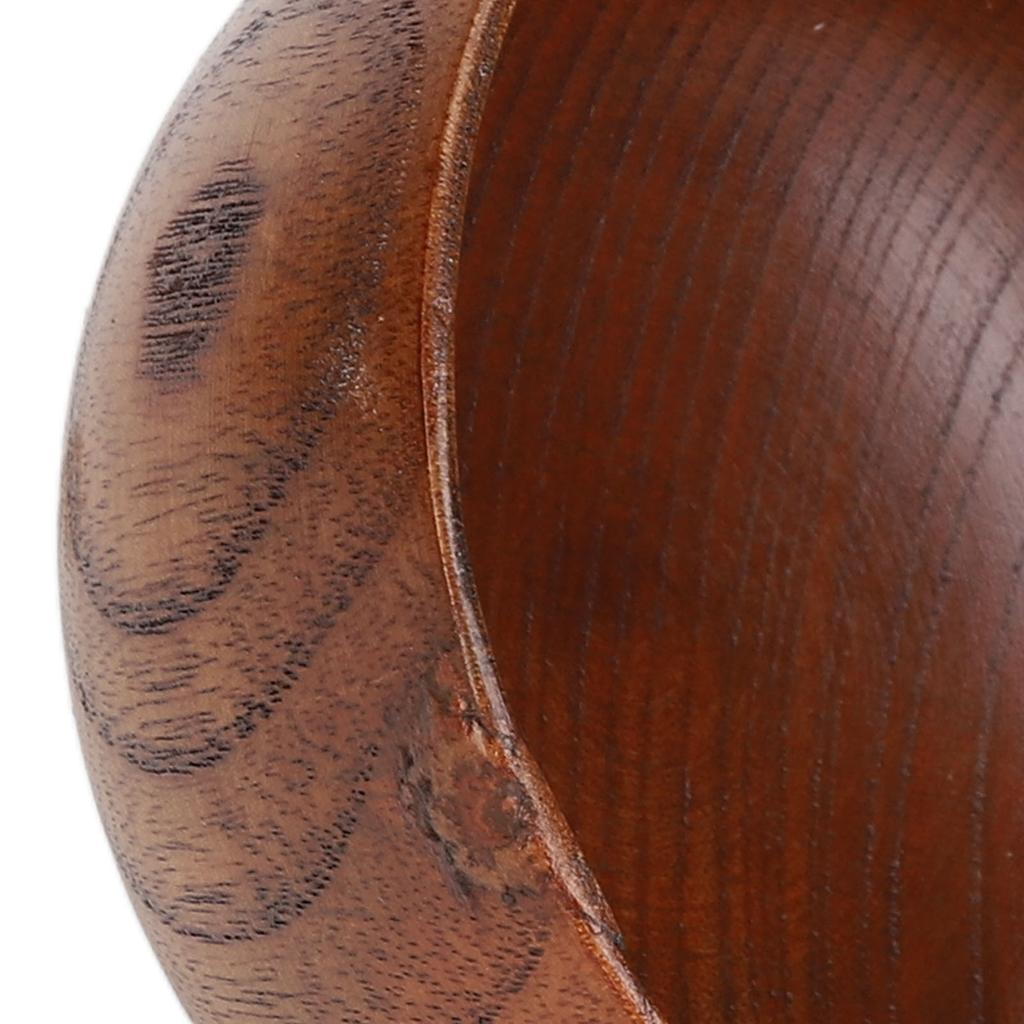 Shaving Bowl Wooden Shaving Foam Wide Mouth Soap Mug Shaving Brush Bowl for Men Father