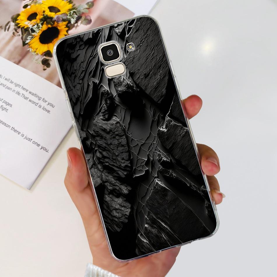 For Samsung Galaxy J6 J6+ 2018 Phone Case Samsung J 6 J6 Plus SM-J600F J610G Fashion Cool Pattern Soft Silicone TPU Cases