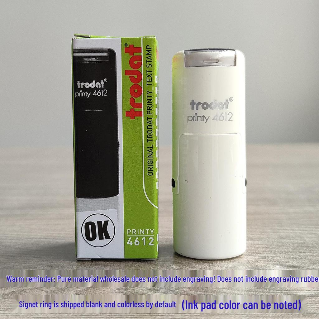 İsimler ve İmzalar İçin Trodat 4612 Kendinden Mürekkepli Damga (Kazıma Yok)