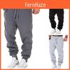 Men's Cotton Blend Jogger Sweatpants With Elastic Waist And Adjustable Drawstring
