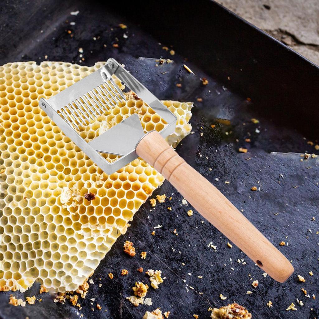 Bee Supplies Honey Fork for Uncapping, Adjustable Hive Tool Harvesting