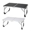 KX4B Portable Folding Table Aluminum Alloy Camping Desk Small Laptop Tray with Handle for Barbecue Beach Outdoor