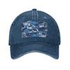 Cats Army Camouflage  Denim Cap Casual Baseball Caps Adjustable Hat Summer Unisex Baseball Hats