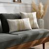 Fodere per Cuscini a Strisce Boho Lusso Moda Fattoria Copricuscino per Casa Soggiorno Letto Divano Decorazione