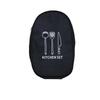 Sac de Cuisson Extérieur Sac de Rangement de Camping Organisateur Portatif d'Ustensiles de Cuisine Pochette de Rangement Sac de Pique-nique Pochette de Rangement pour Ustensiles