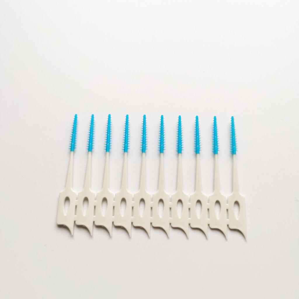 Brosse Interdentaire en Silicone Orthodontique - Brosse Douce pour le Nettoyage Buccal des Espaces Dentaires