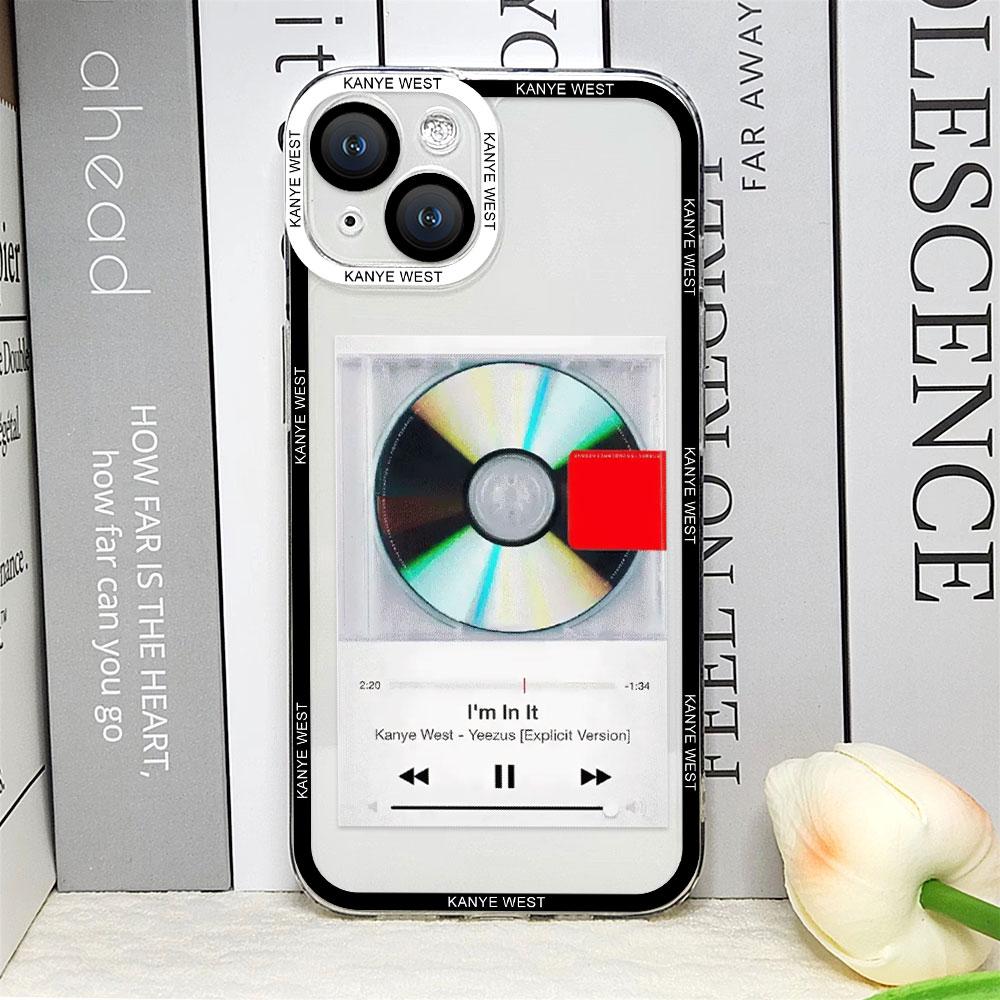 Sjovt Kanye West Ye Minimalistisk Plakat Telefoncover til IPhone 16 15 14 13 12 11 Pro MAX Mini XS X SE20 8 7 Plus Cover Klart Fundas