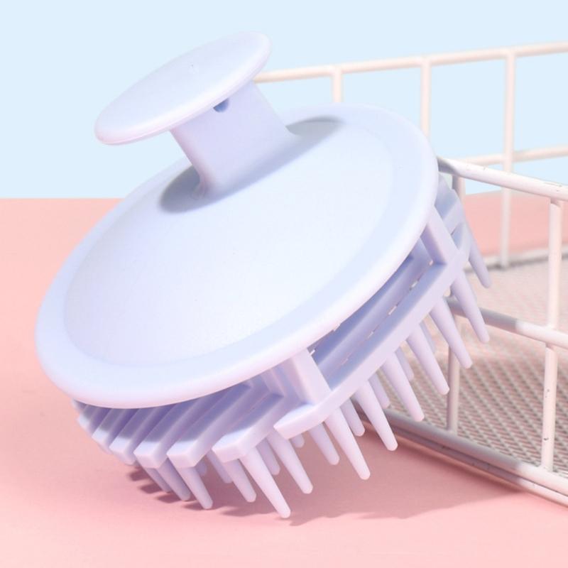 Scalp Massage Brush for Wet and Dry Hair Gentle Head Massage Brush Silicone Shampoo Hair Brush Shampoo Brush