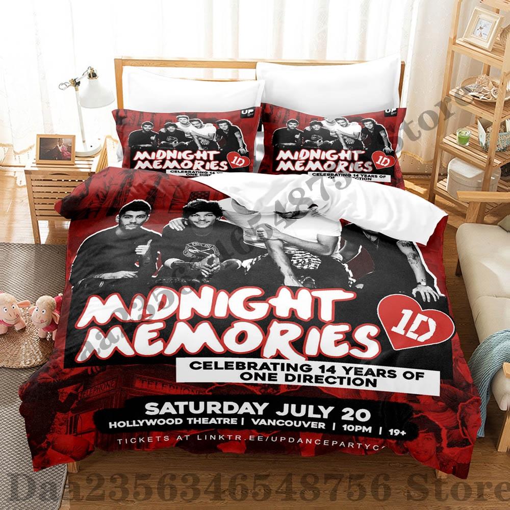 Direction One Bedding Set Single Twin Full Queen King Size Bed Set Adult Kid Bedroom Duvetcover Sets Print Anime Bed Sheet Set