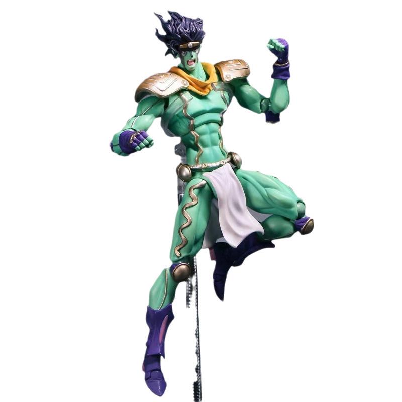 JOJO's Bizarre Adventure Jotaro Kujo Star Platinum Action Figure - Jointed and Movable