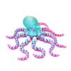 Vibrant Color 3D Printed Octopus Figurine 3D Printed Versatile Design Versatile Decor Figurine Jointed Body
