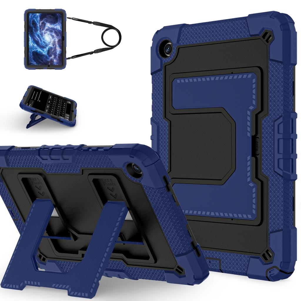 Larger Stand Case for Samsung Galaxy Tab A11 A9 Plus 11.0 Inch SM-X230 X236 X210 X215 X216 X218 Hybrid Cover with Shoulder Strap