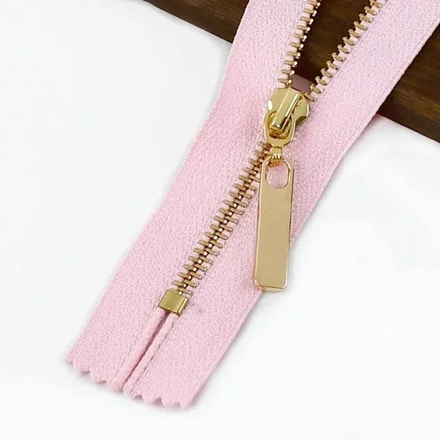 3Pc Meetee 15-70cm 3# Metal Zippers Auto Lock Zip for Clothes Purse Pocket Zipper Closures Repair Kit DIY Bag Sewing Accessories