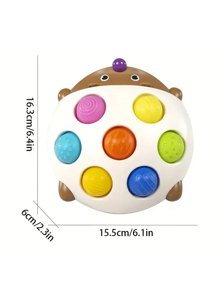 

Hedgehog Press Мягкая Клавиша Тренировка Концентрации Игрушки для Раннего Развития Координация Рука-Глаз Детский Образовательный Маленький Ежик
