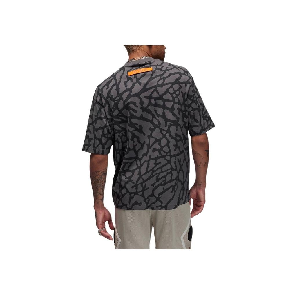 Jordan Camiseta Casual de Manga Corta y Cuello Redondo con Estampado del Paris Saint-Germain para Hombre Tops Negro DZ2912-068