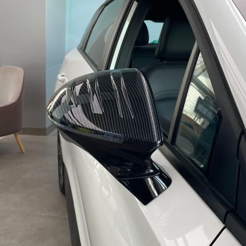 MG4 Mulan Carbon Fiber Rearview Mirror, Fog Light, Door Handle & Edge Trim Set for 2023.
