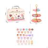 Tea Set for Little Girls, Princess Kitchen Pretend Toy, Simulation TKitchen Afternoon Games Toys