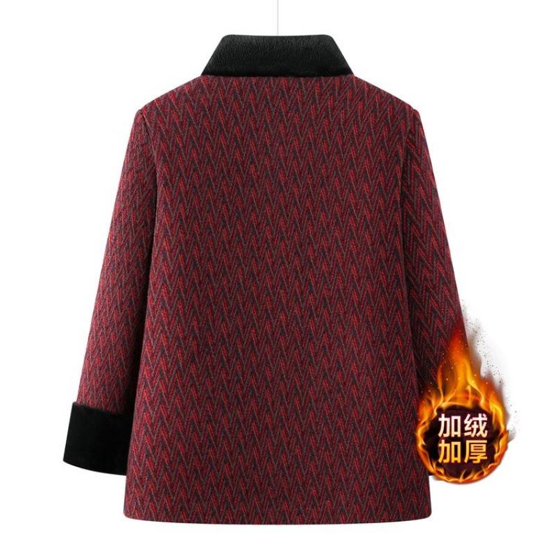 Winter fleece jacket stand-up collar top femininity winter clothing thickened warm clothes