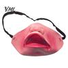 Creative Pet Photography Props Funny Dog Masque, PU Foam Scary Face Costume, Realistic Mouth Latex Headgear Masque with Elastic Band for Dress