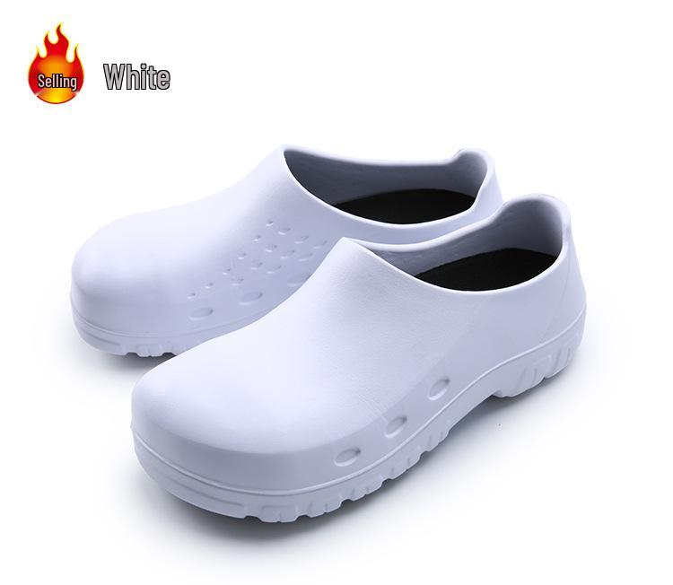 Αντιολισθητικά παπούτσια σεφ με ατσάλινη δάχτυλη: EVA ανθεκτικό σε λάδι, οξύ και αλκάλια, S106