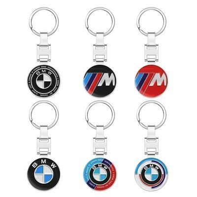 Metalen Autosleutelhanger Dubbelzijdige Sleutelhanger voor BMW M E46 E85 E60 F10 E39 F30 E36 F20 E87 E90 E70 G03 X1 X3 X5