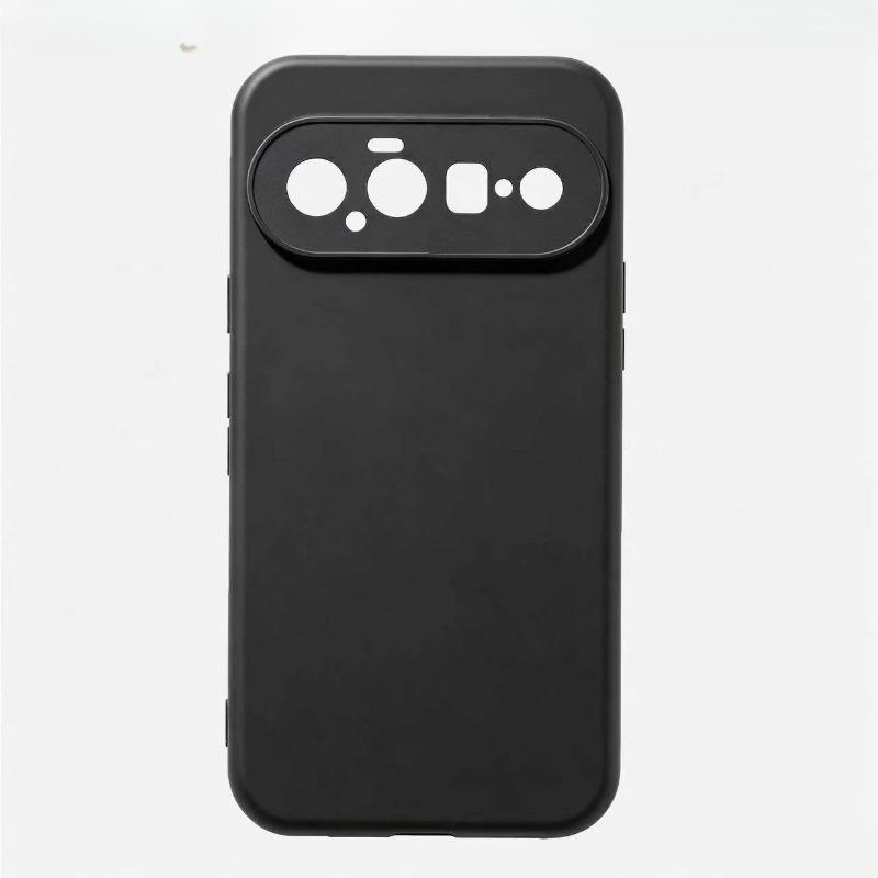 Per Google Pixel 11 Pro XL Custodia Morbida in TPU per Google Pixel11 Pixel11ProXL Cover Posteriore Nera Opaca Satinata Guscio in Silicone