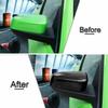 2X Black Rear View Mirror Guards Decor Cover Trim Kit for 2009-2013 Ford Mustang