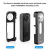 PULUZ Fat Cow Metal Rabbit Cage & Lens Protector for Insta360 X4 Panoramic Camera