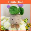 Cartoon Lotus Creative Potted Plant Plush Doll Ornament Home Office Decor Desk