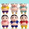 Crayon Shin Chan Pvc Action Figure With Interactive Belly For Collectors And Kids